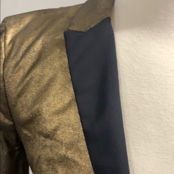 Zara metallic gold bronze blazer - Picture 3 of 9